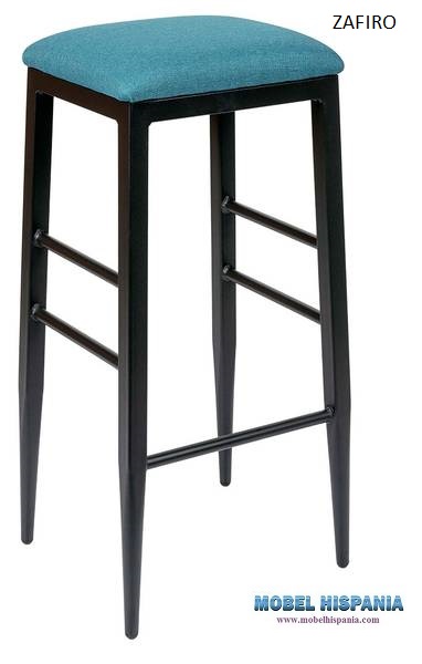 4591 banqueta negro tapizado Zafiro