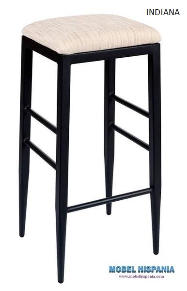 4591 banqueta negro tapizado indiana