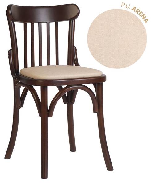 6140-PLUS-silla-nogal-tapizado-arena 6140 PLUS silla nogal tapizado arena