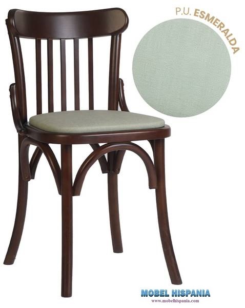 6140-PLUS-silla-nogal-tapizado-esmeralda 6140 PLUS silla nogal tapizado esmeralda