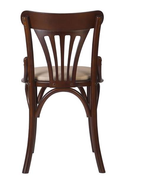 6150 PLUS silla nogal tapizado arena 1