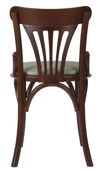 6150 PLUS silla nogal tapizado esmeralda 1