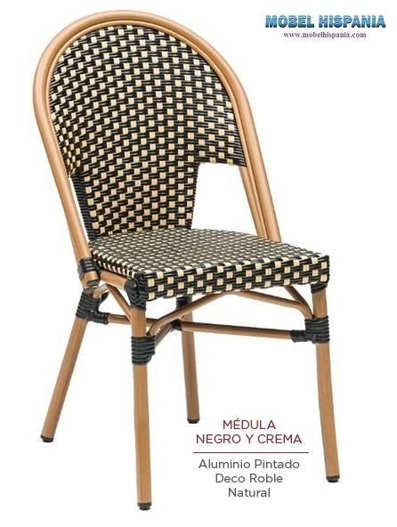 8029-silla-medula-negro-crema 8029 silla medula negro crema