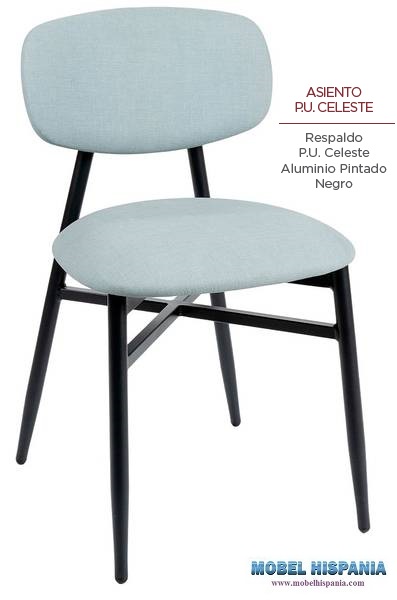 181-silla-negro-asiento-y-respaldo-tapizado-celeste 181 silla negro asiento y respaldo tapizado celeste