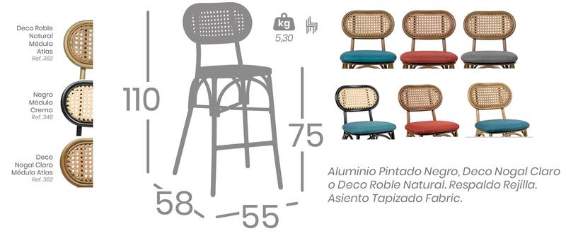 362 banqueta medidas