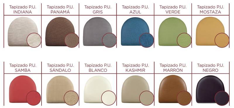 157 silla acero latonado asientos 1 2