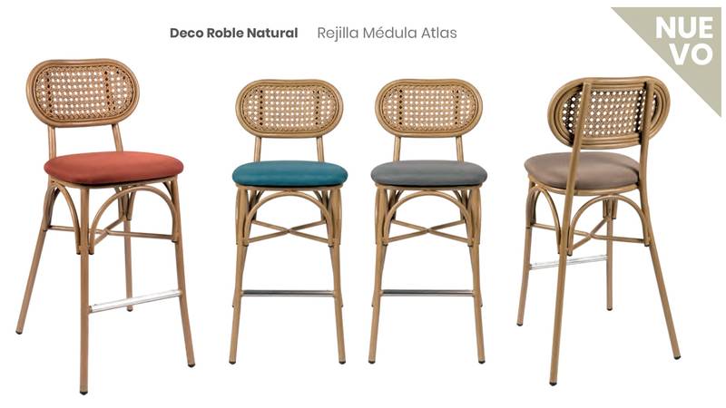 362 banqueta Roble Natural Tapizado 1