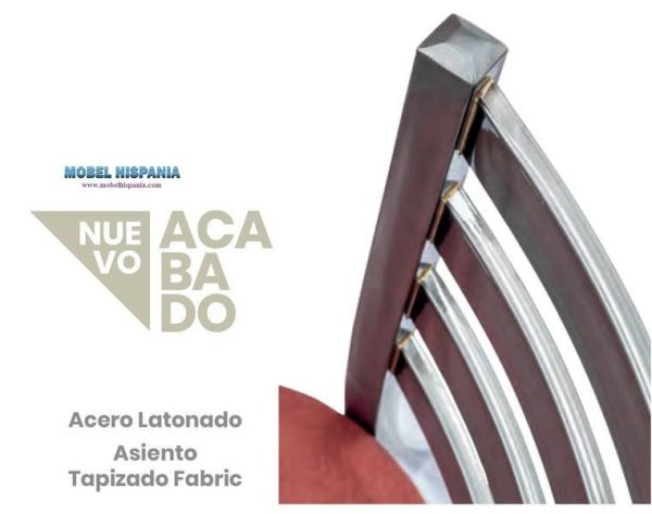 157 silla acero latonado 1
