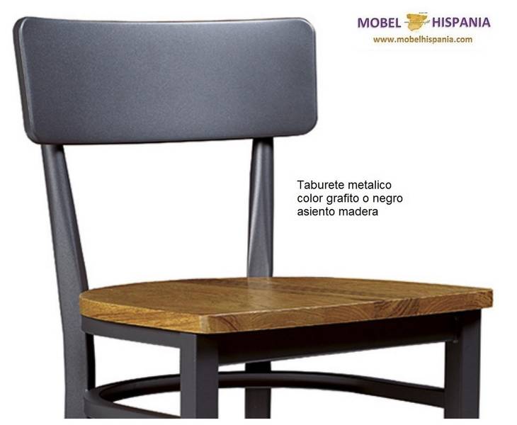 287 Taburete grafito macizo 1