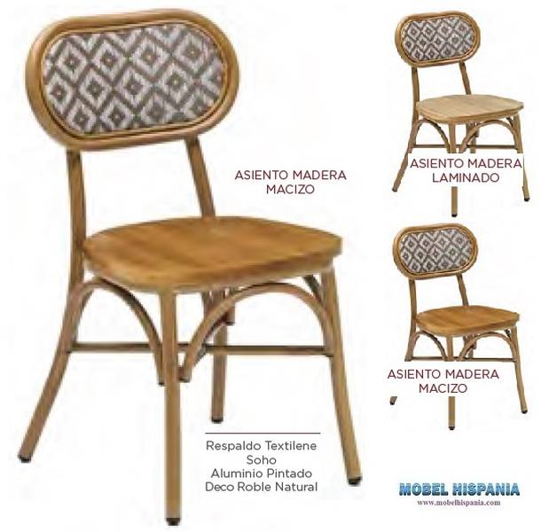 179 silla Roble Natural Respaldo Soho madera 1