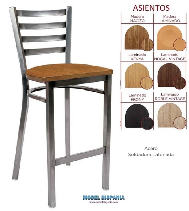 182 taburete latonado madera 1