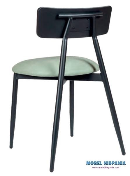 141 silla negro tapizado esmeralda 1