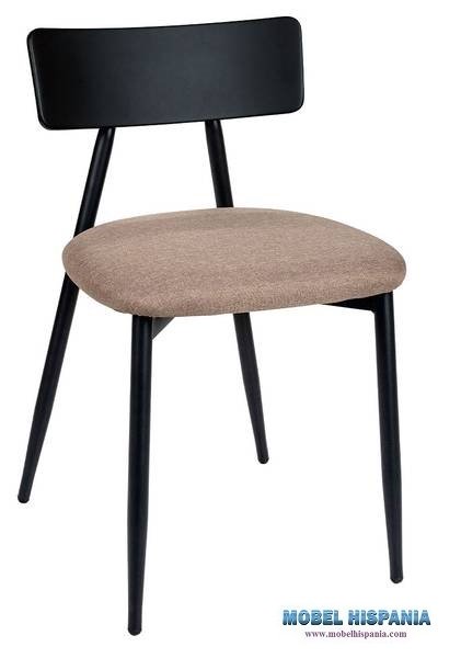 141 silla negro tapizado mekong