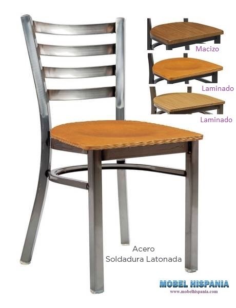 157-silla-acero-latonado-madera-4 157 silla acero latonado madera 4