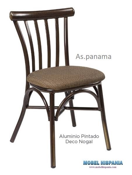 164 silla alu nogal tapiza panama