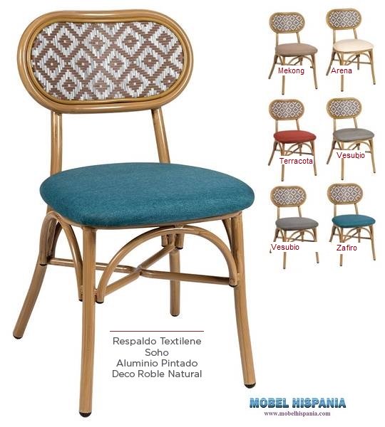 179 silla Roble Natural Respaldo Soho Tapiazado 1