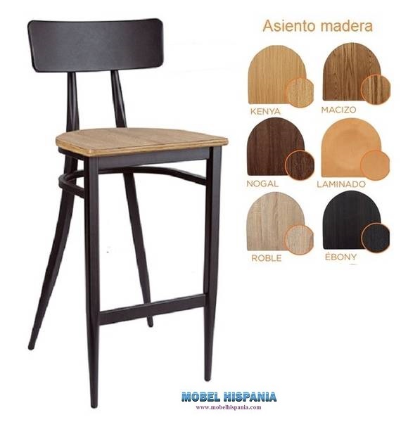 287 Taburete madera2