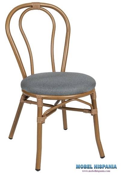 312 silla nogal tapizado Vesubio