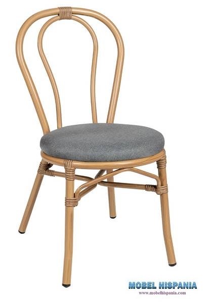 312 silla roble natural tapizado vesubio