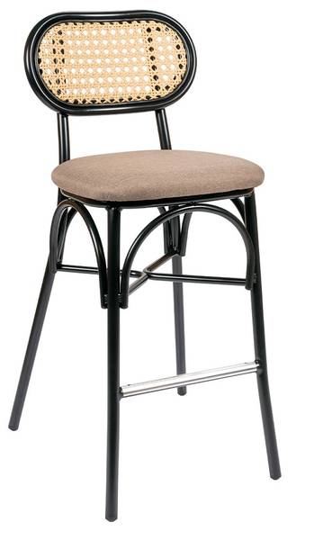 348 banqueta Negro Tapizado Mekong