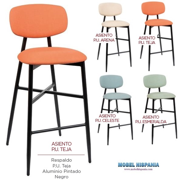 381 banqueta negro asiento