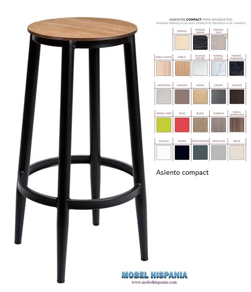 4531 PLUS banqueta negra asiento compact c 1