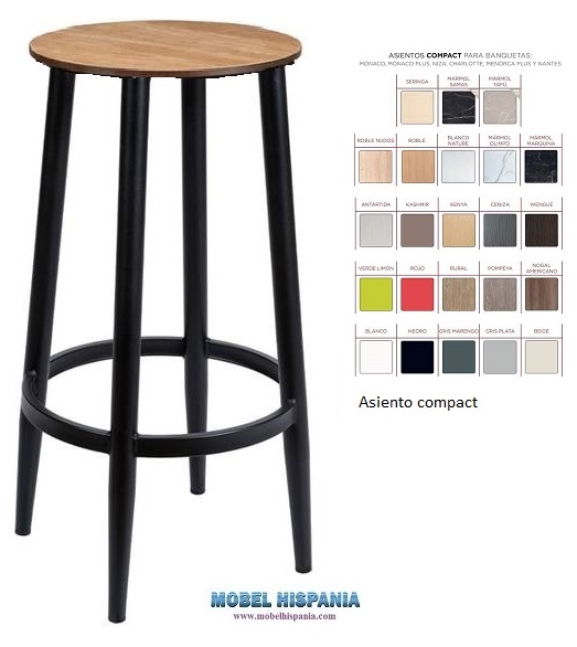 4541 banqueta negra asiento compact 2 1