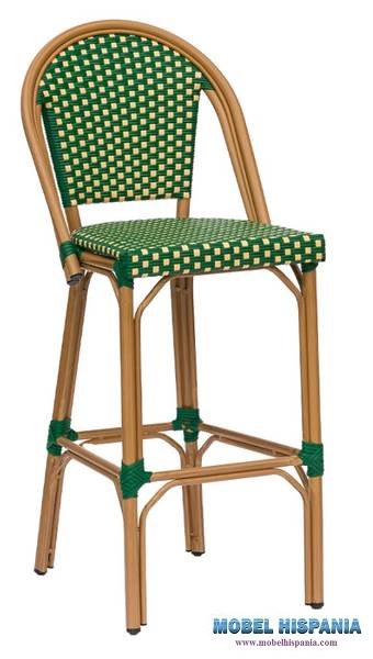 8229 taburete roble medula verde crema