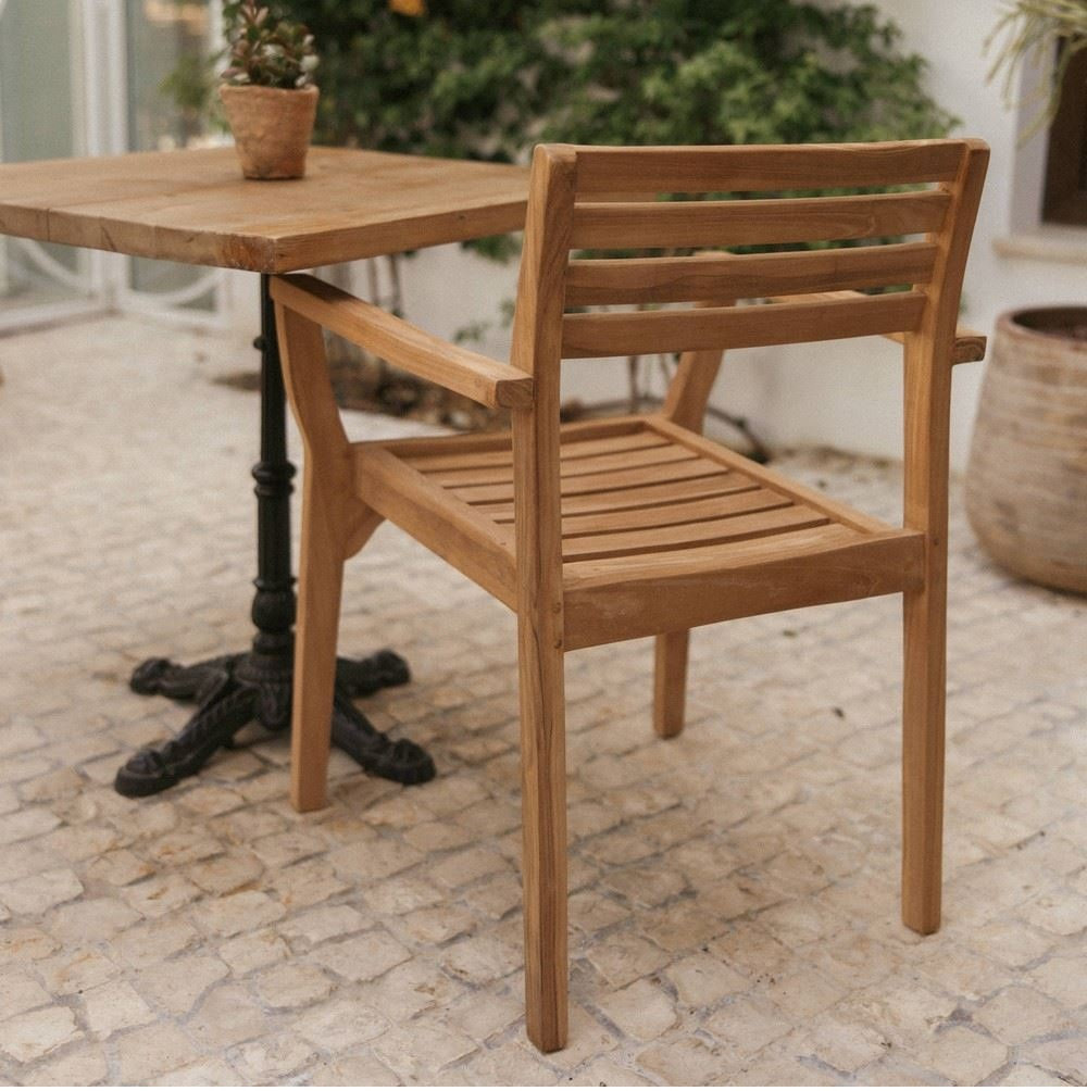 NIXON silla madera teka 5