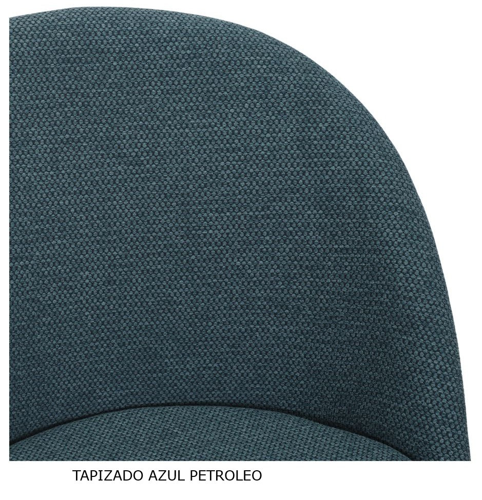CASIUS silla tapizada azul petroleo 5