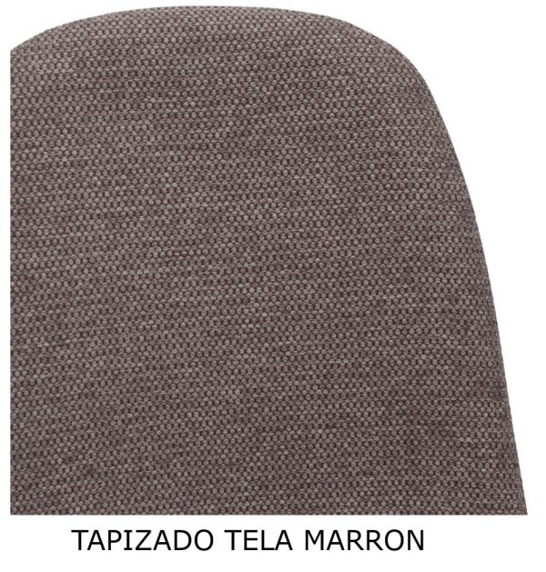 BOLD silla tapizada marron 3