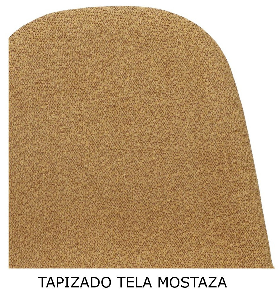 BOLD silla tapizada mostaza 3