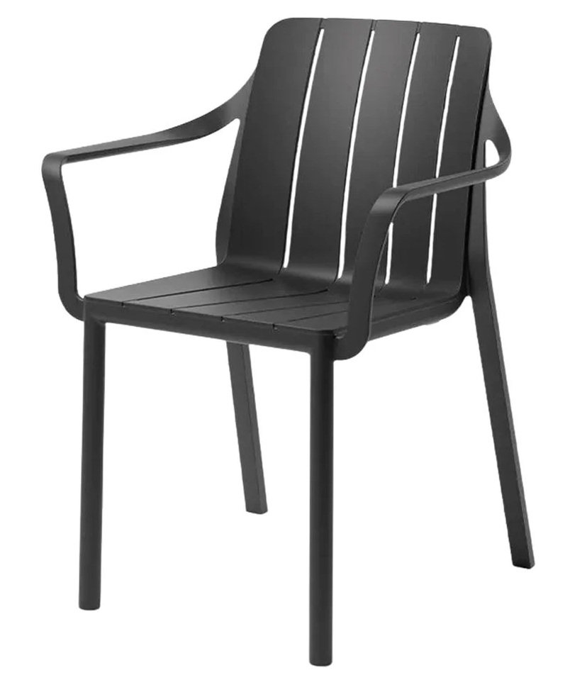 TIBERINA sillon plastic antracita