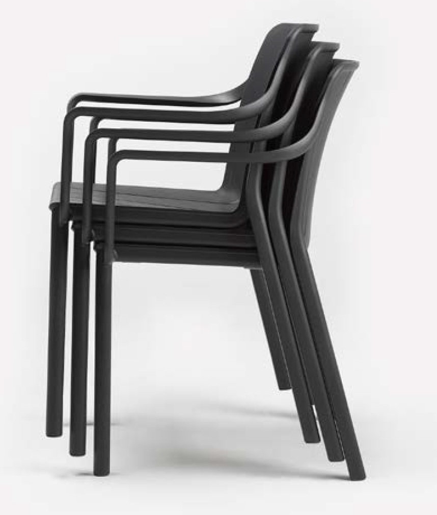 TIBERINA sillon plastic apilable