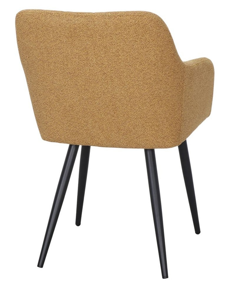 CLIFTON Sillon tapizado mostaza 3