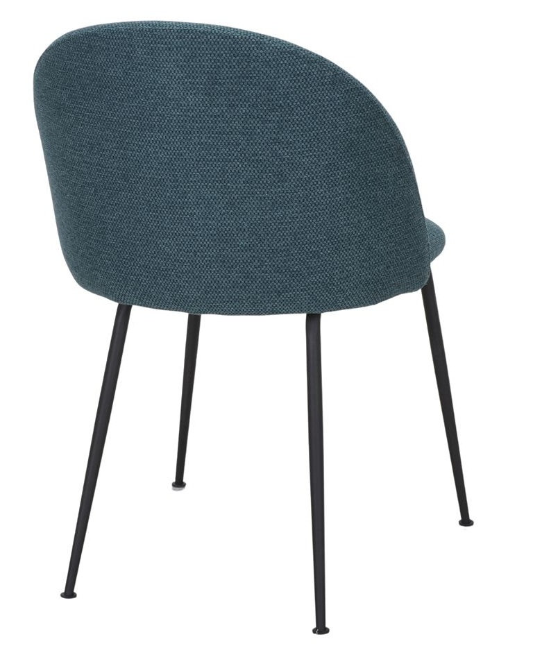 CASIUS silla tapizada azul petroleo 4