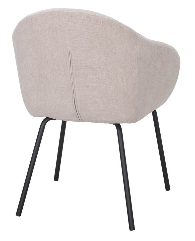 MARVIN sillon tapizado marfil 3