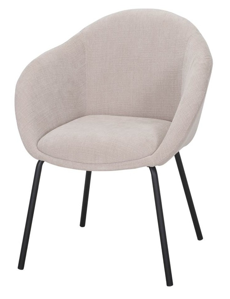 MARVIN sillon tapizado marfil