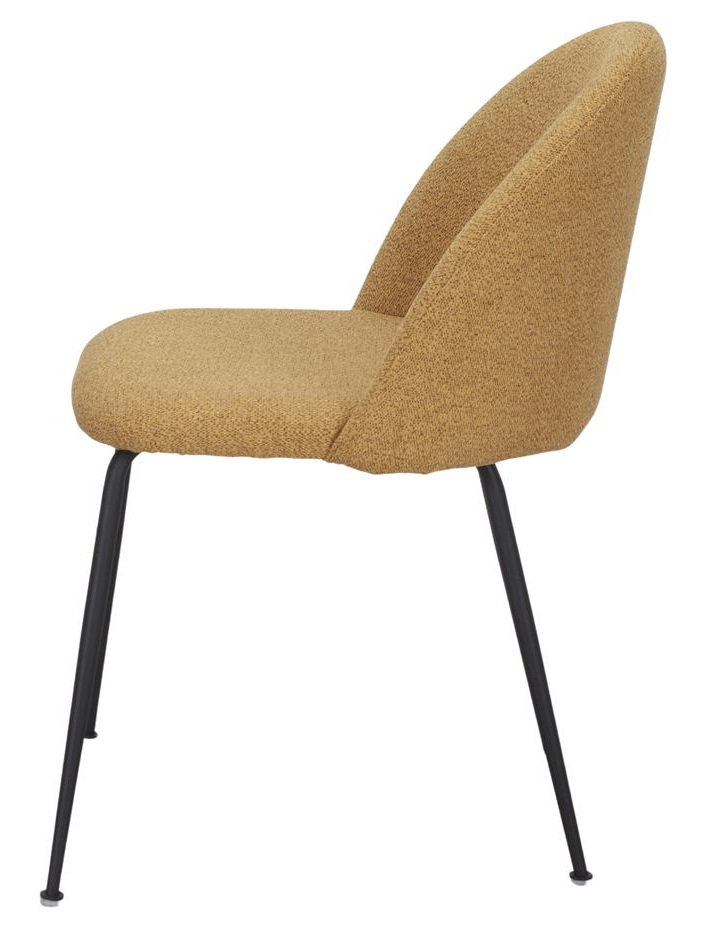 CASIUS silla tapizada mostaza 1