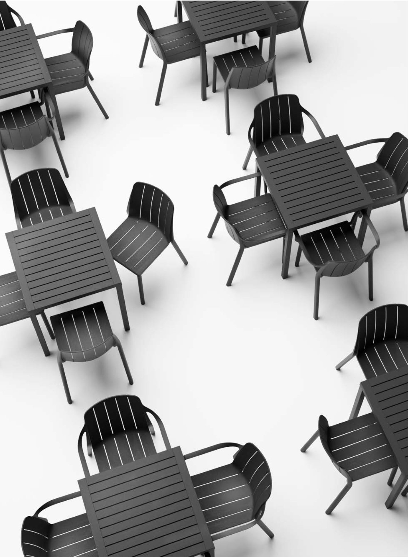 TIBERINA sillon plastic antracita 1 1