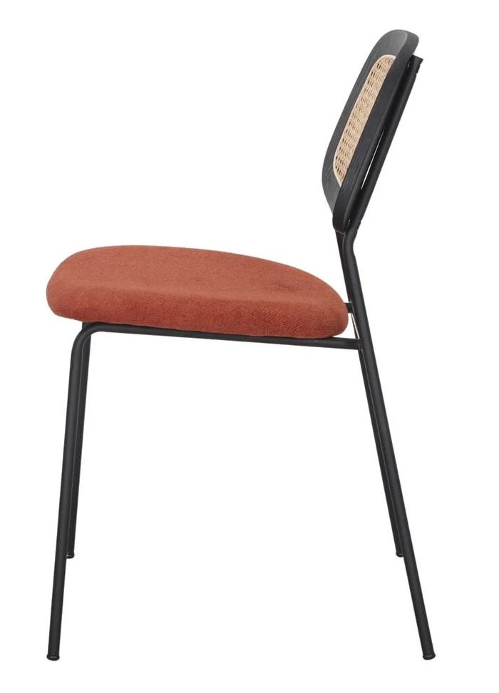 MELITA silla tapizada teja 2