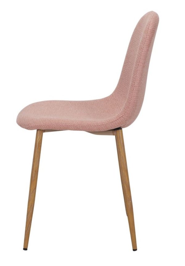 BOLD silla tapizada rosa 1