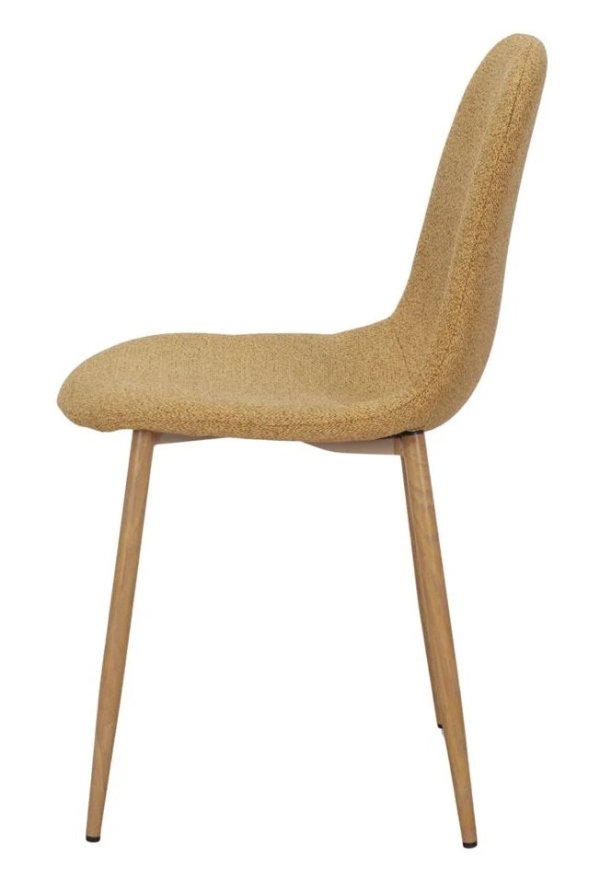 BOLD silla tapizada mostaza 1