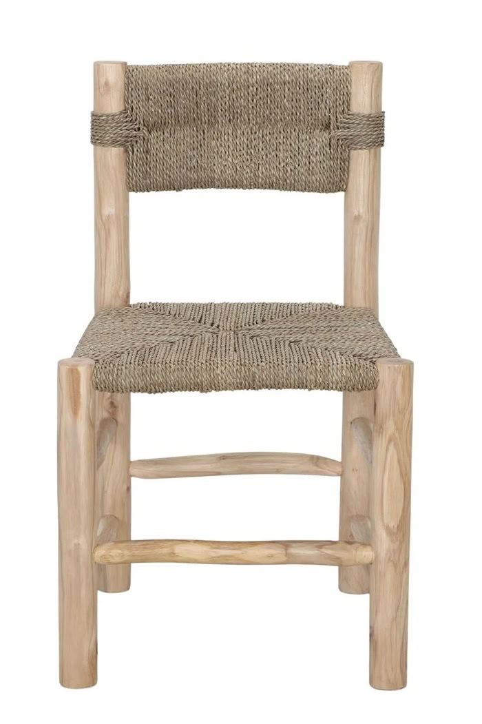 DELANAY silla madera rustica cuerda 1 resultado