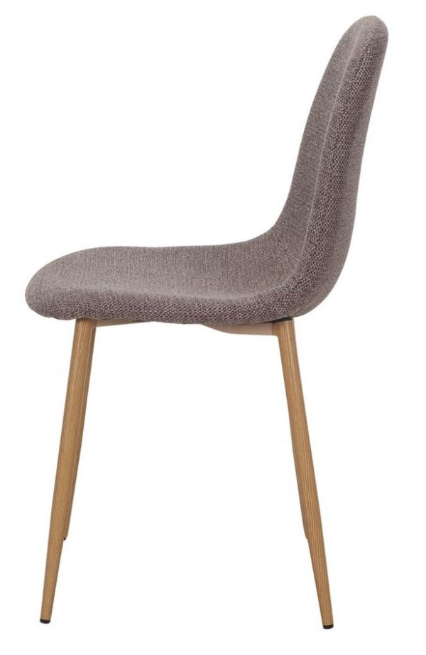 BOLD silla tapizada marron 1