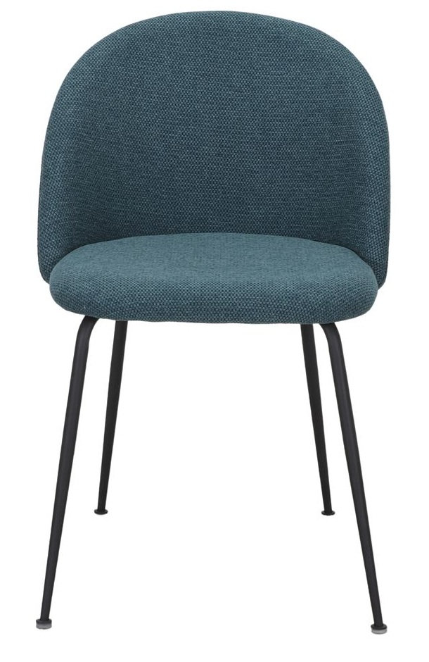 CASIUS silla tapizada azul petroleo 2