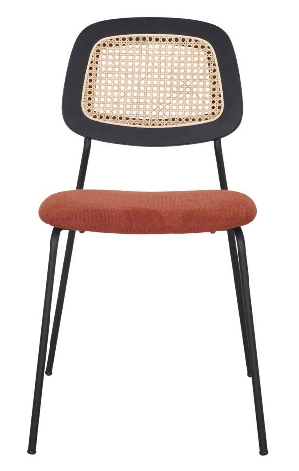 MELITA silla tapizada teja 1