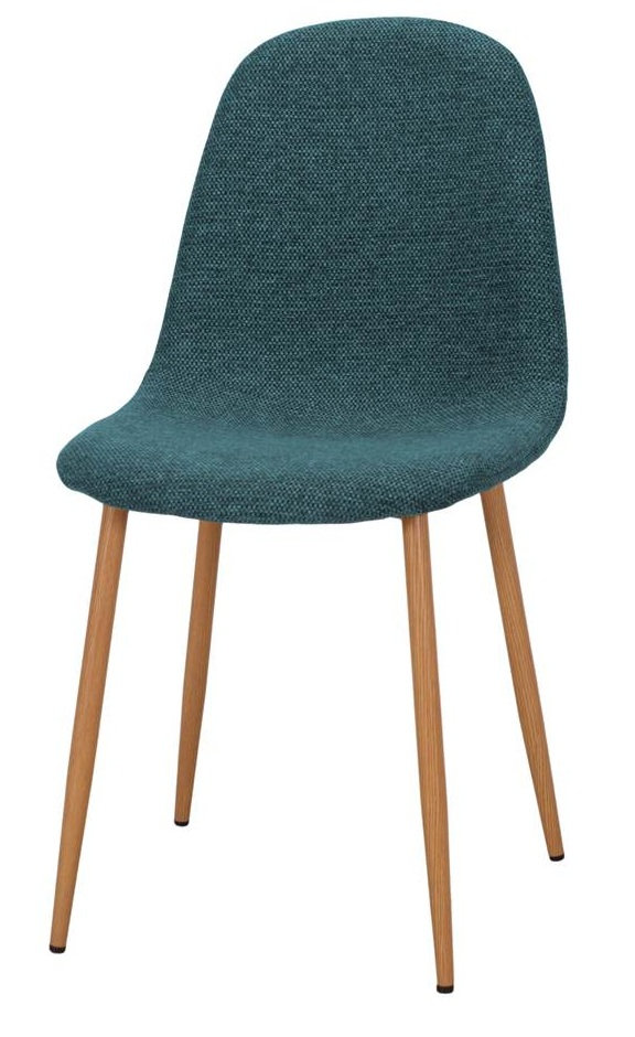 BOLD silla tapizada azul petroleo