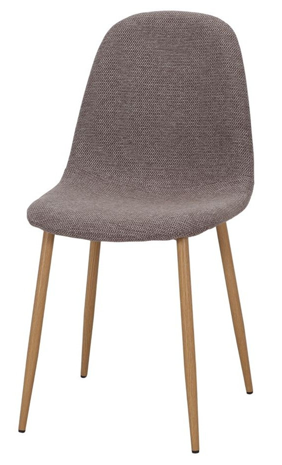 BOLD silla tapizada marron