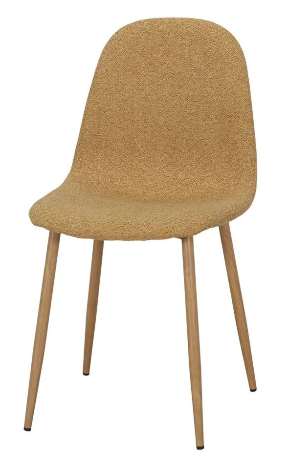 BOLD silla tapizada mostaza